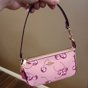 Coach Pink Cherry Print Women's Bag
